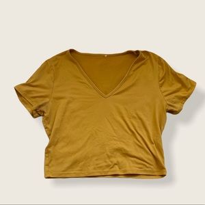 Yellow Crop Top